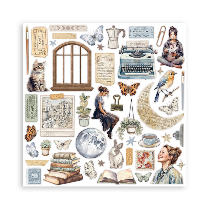 Stamperia Secret Diary 8" x 8" Scrapbooking Paper Pad