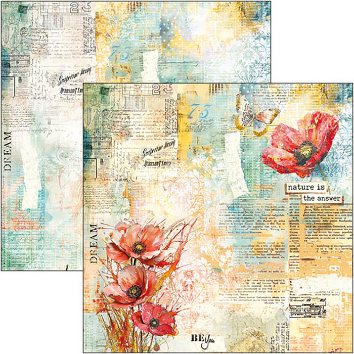 Ciao Bella Paper Majestic Dream 8" x 8" Scrapbooking Paper Set