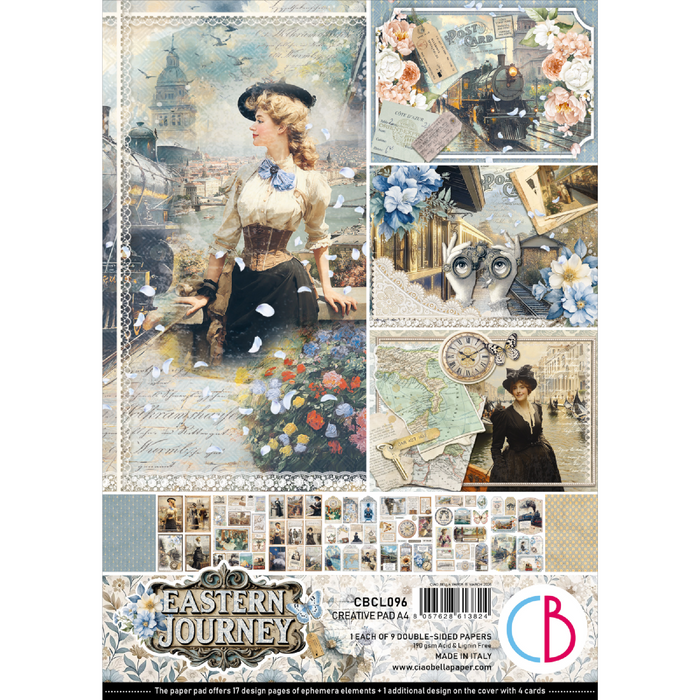 Ciao Bella Eastern Journey A4 Scrapbooking Paper Set