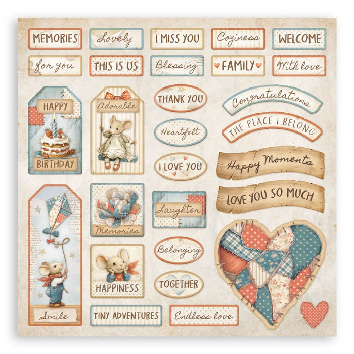 Stamperia Family 12" x 12" Scrapbooking Paper Pad