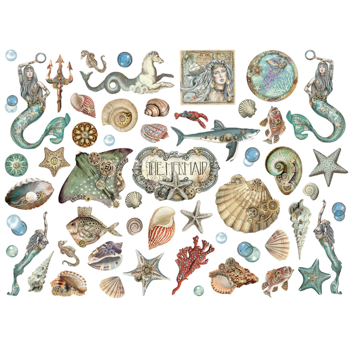 Stamperia Songs Of The Sea Assorted Die Cuts (Sea creatures)