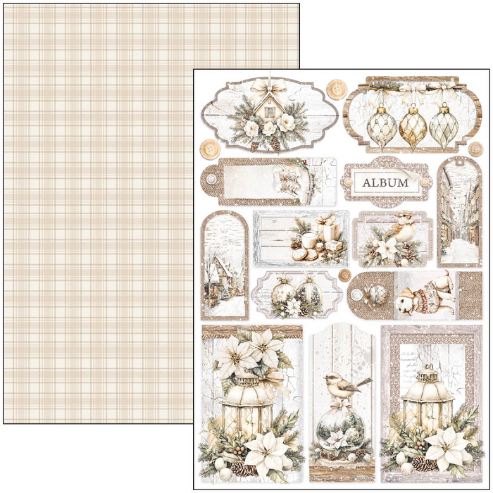 Ciao Bella Paper Winter Season A4 Scrapbooking Paper Set