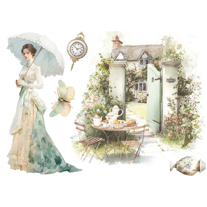 Ciao Bella Afternoon Tea A5 Mixed Rice Paper 8pc