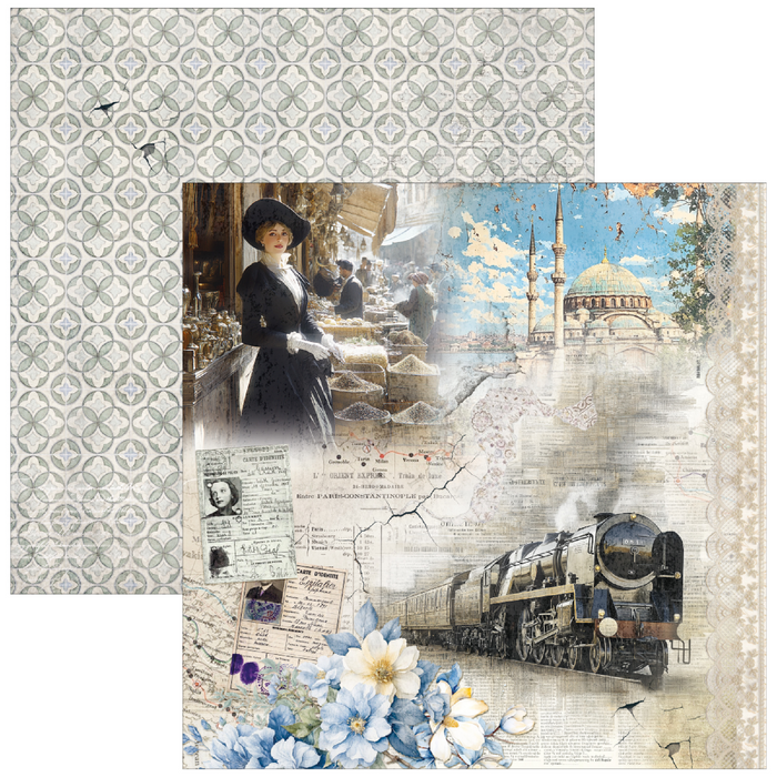 Ciao Bella Eastern Journey 12" x 12" Scrapbooking Paper Set