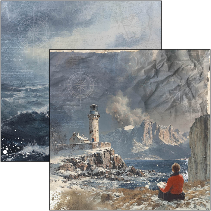 Ciao Bella An Artist Journey 12" x 12" Scrapbooking Paper Set