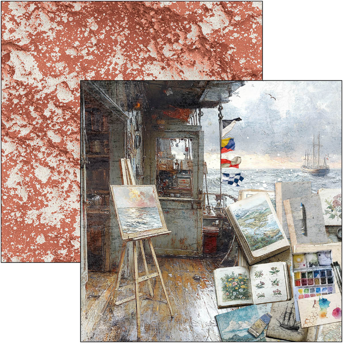 Ciao Bella An Artist Journey 12" x 12" Patterns Scrapbooking Paper Set