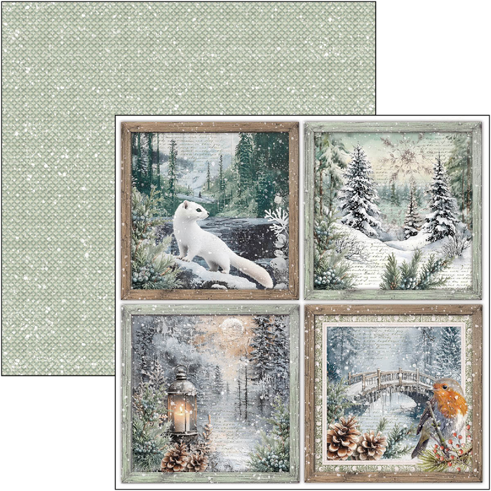 Ciao Bella Forest Tales 12" x 12" Patterns Scrapbooking Paper Set
