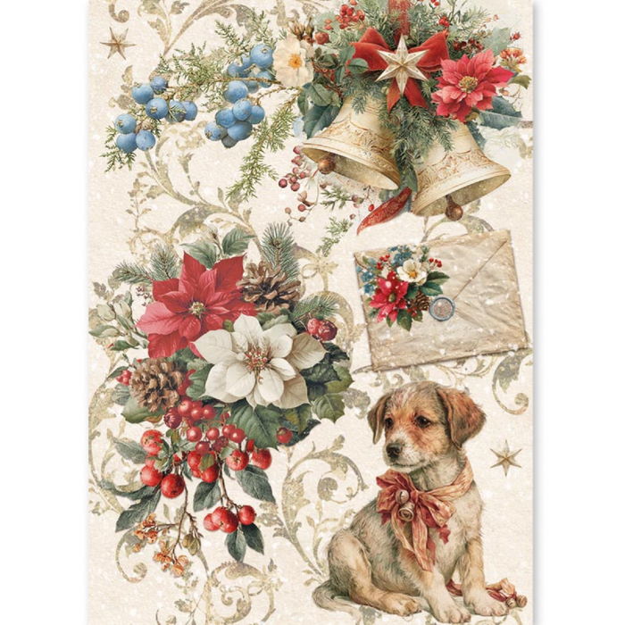 Ciao Bella Paper Cozy Christmas A5 Mixed Rice Paper 8pc