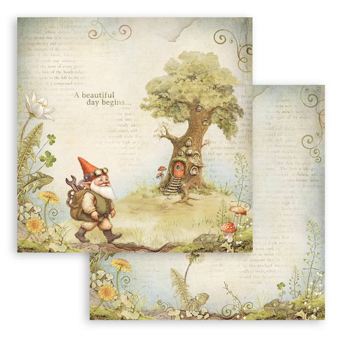 Stamperia Hidden Grove  12" x 12" Scrapbooking Paper Pad