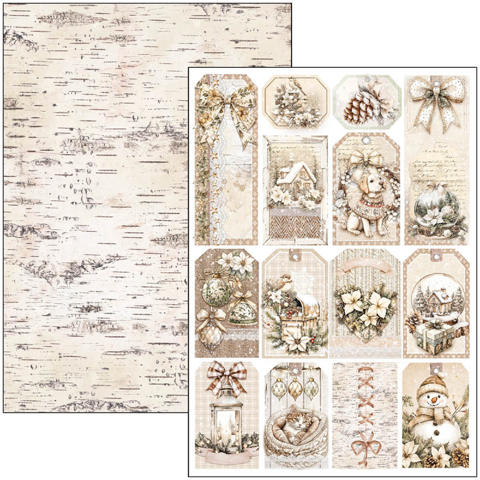 Ciao Bella Paper Winter Season A4 Scrapbooking Paper Set