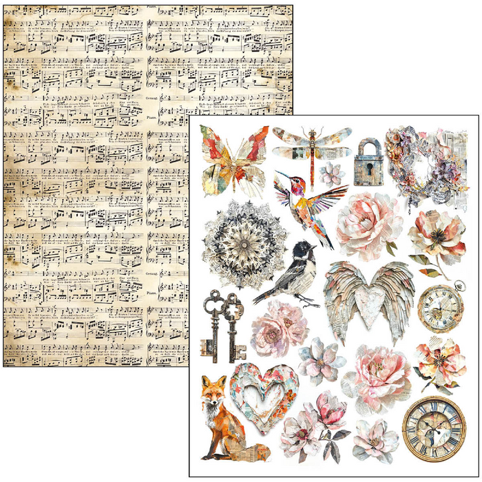 Ciao Bella Paper The Sound Of Spring A4 Maxi Mixed Media Book