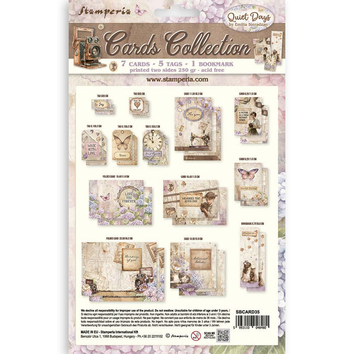 Stamperia Quiet Days Cards & Tags Collection