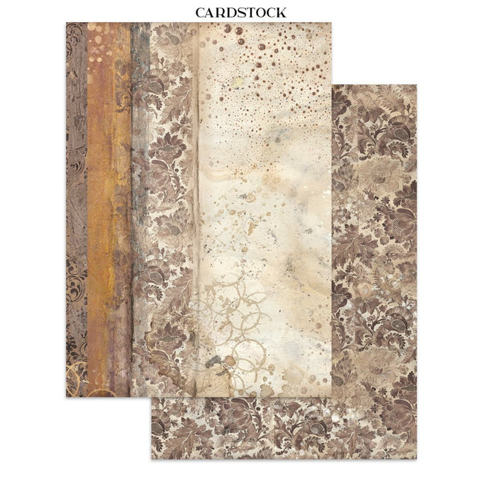 Stamperia Coffee & Chocolate Junk Journal Stickers Cut-outs Backgrounds