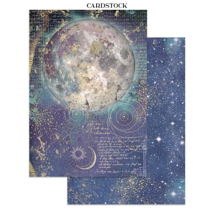 Stamperia Paper Cosmos Infinity A5 Junk Journal Focus Points
