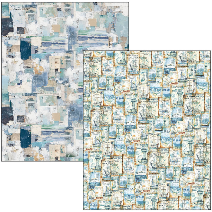 Ciao Bella Paper Edge of the Ocean A4 Maxi Mixed Media Book