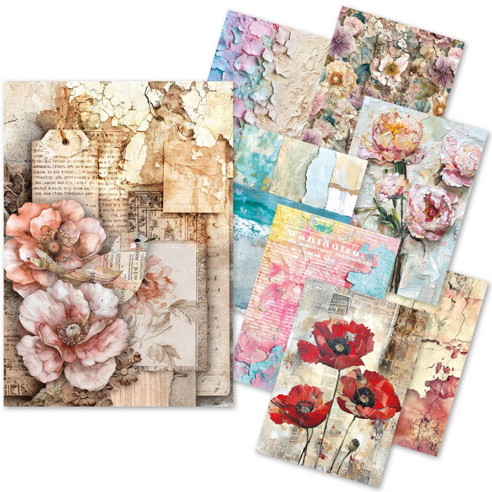 Ciao Bella Paper The Sound Of Spring A5 Tissue Paper Set 24pc Wild Blossom