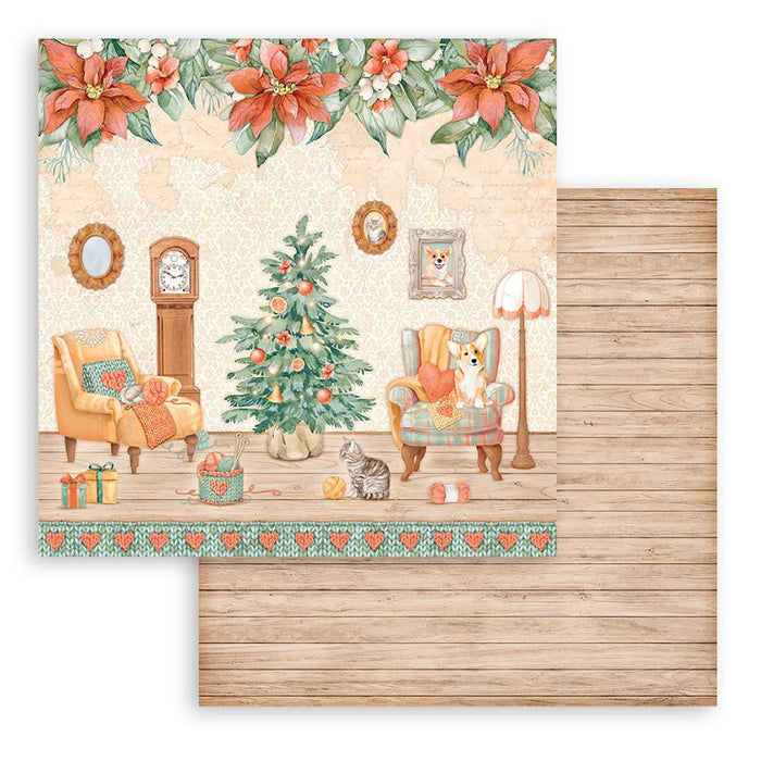 Stamperia All Around Christmas 12" x 12" Scrapbooking Paper Pad