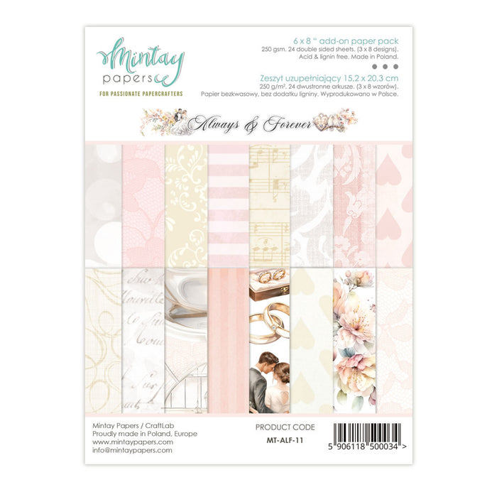 Mintay Always & Forever 6" x"8 Paper Pad