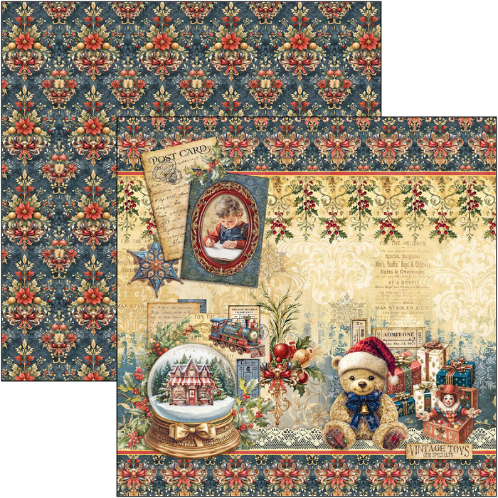 Ciao Bella Paper Toy Shop 12" x 12" Scrapbooking Paper Set