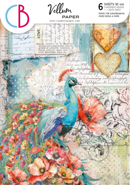 Ciao Bella Majestic Dream A4 Vellum Paper Patterns