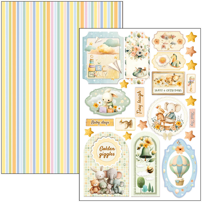 Ciao Bella Lunibloom A4 Scrapbooking Paper Set