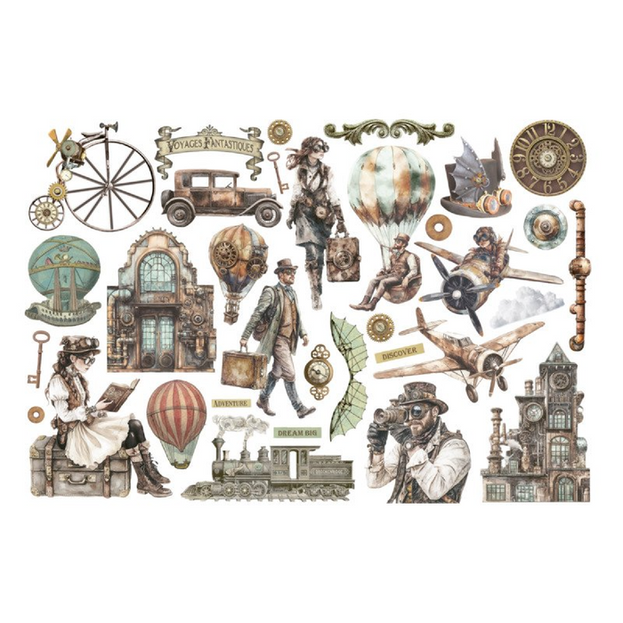 Stamperia Voyages Fantastiques Ephemera