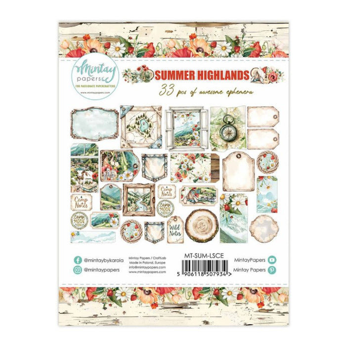 Mintay Paper Summer Highlands Tags