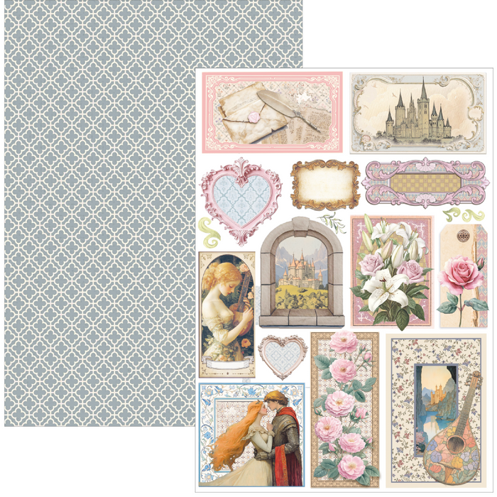 Ciao Bella Paper Courtly Love A4 Scrapbooking Paper Set