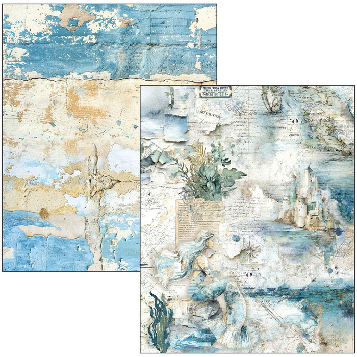 Ciao Bella Paper Edge of the Ocean A4 Maxi Mixed Media Book