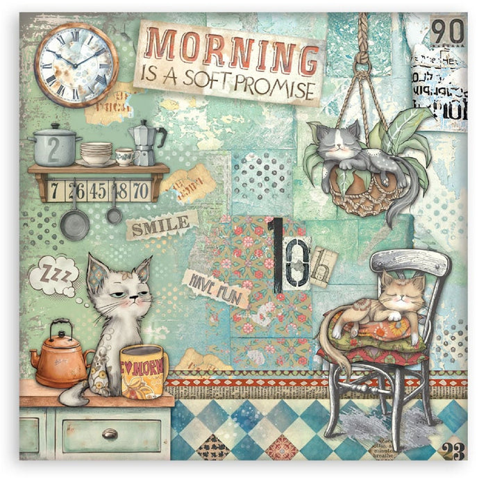 Stamperia Furry Friends 12" x 12" Single Faced Maxi Paper Pad