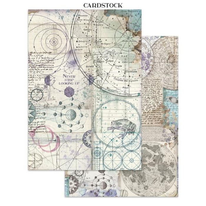 Stamperia Paper Cosmos Infinity A5 Junk Journal Focus Points