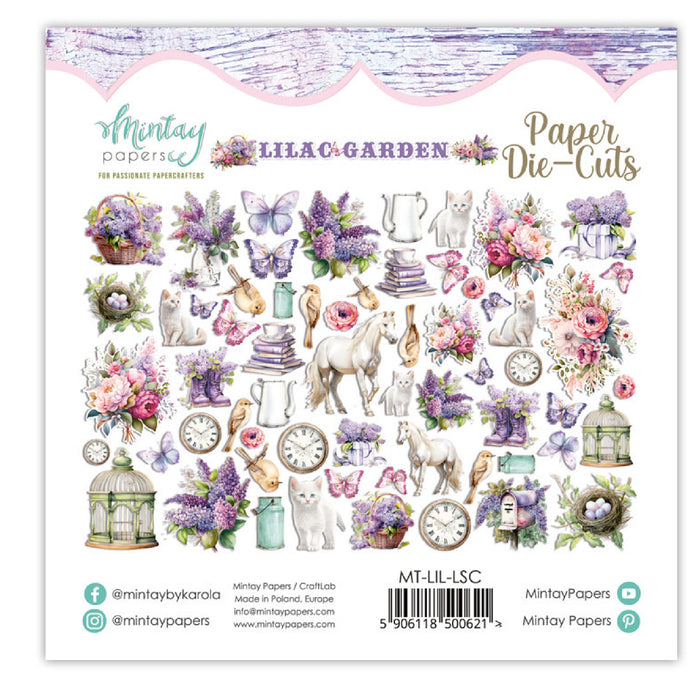 Mintay Lilac Garden Ephemera
