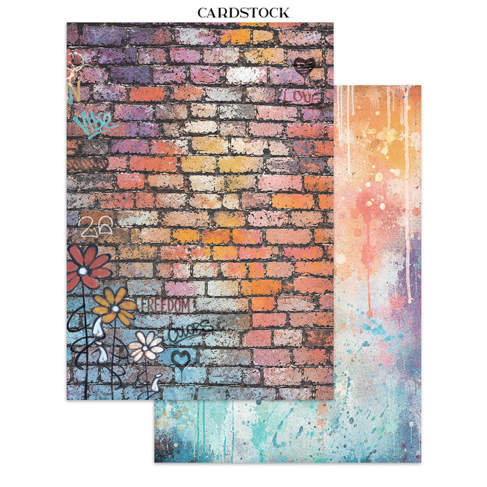 Stamperia Paper Furry Friends 2 Junk Journal Stickers Cut-outs Backgrounds