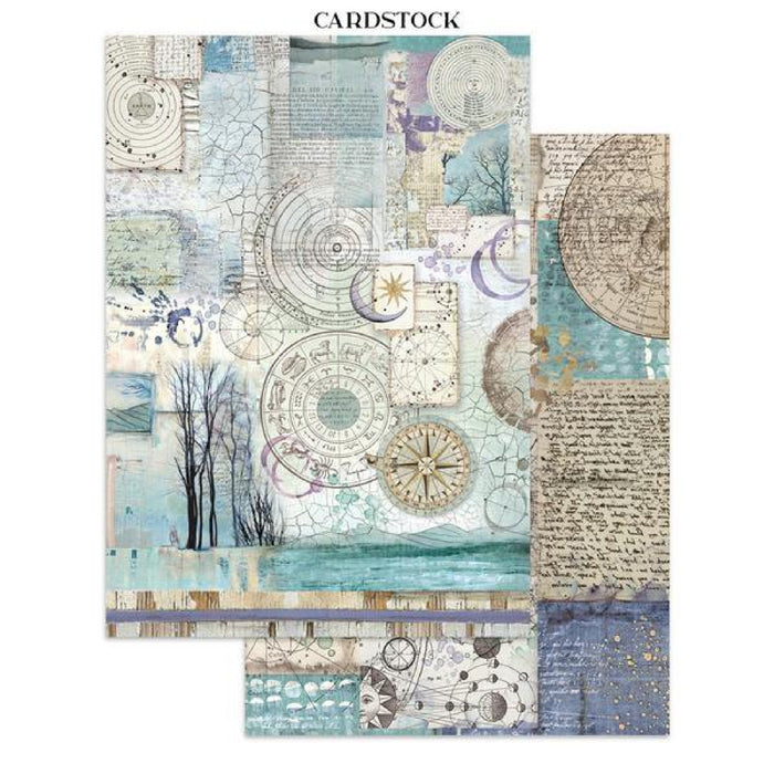 Stamperia Paper Cosmos Infinity A5 Junk Journal Focus Points