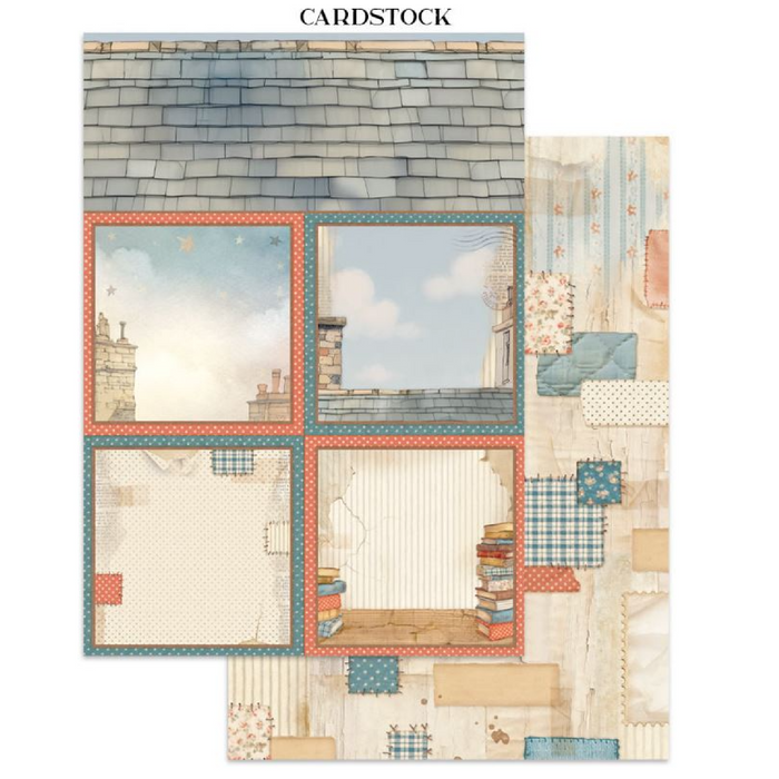 Stamperia Family Junk Journal Stickers Cut-outs Backgrounds