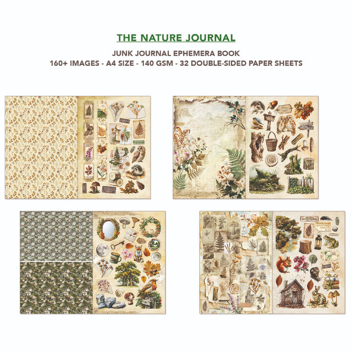 Ciao Bella Paper The Nature A4 Junk Journal & Ephemera Book