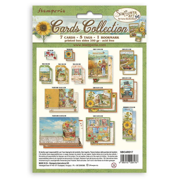 Stamperia Sunflower Art Cards Collection