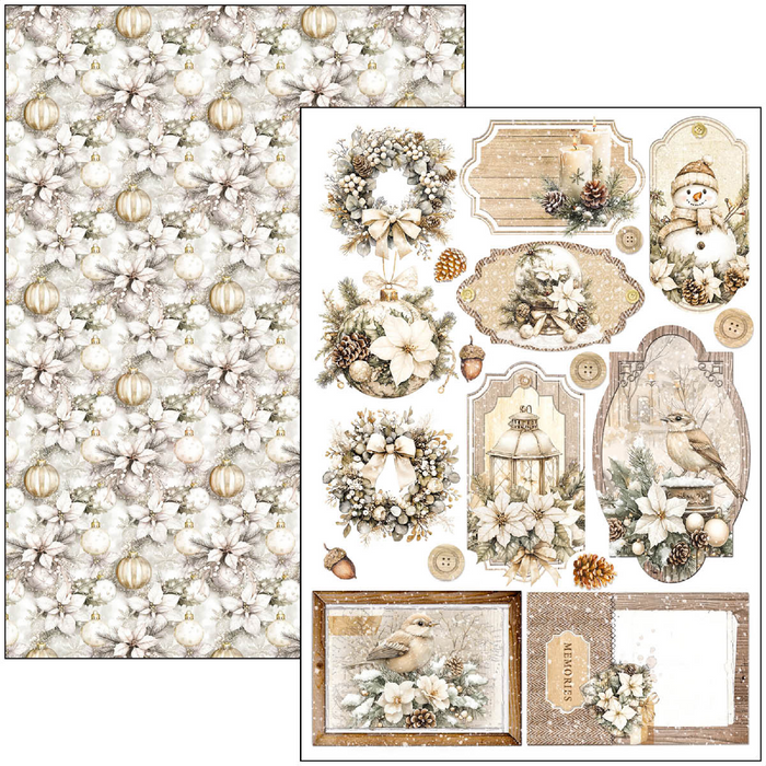 Ciao Bella Paper Winter Season A4 Scrapbooking Paper Set