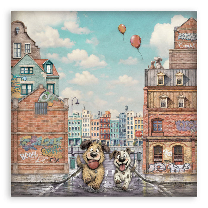 Stamperia Furry Friends 2 12" x 12" Single Faced Maxi Paper Pad
