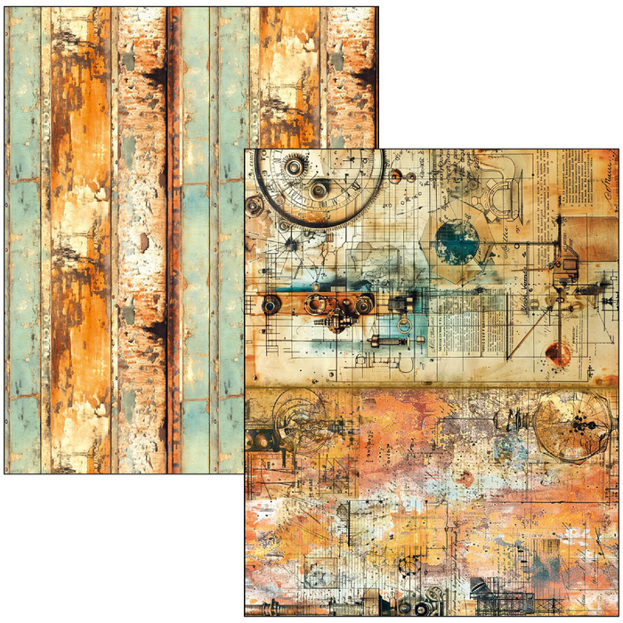 Ciao Bella Past Time A4 Maxi Mixed Media Book