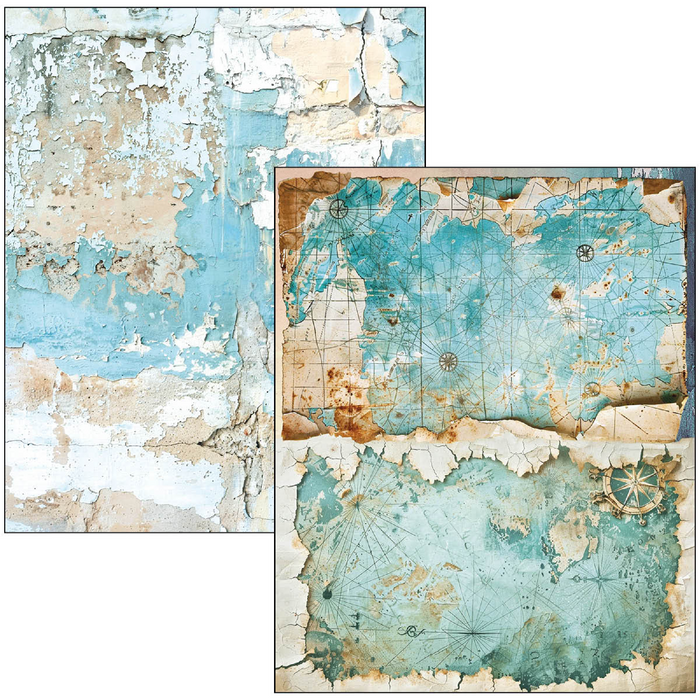 Ciao Bella Paper Edge of the Ocean A4 Maxi Mixed Media Book