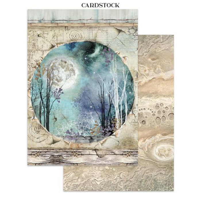Stamperia Paper Cosmos Infinity A5 Junk Journal Focus Points