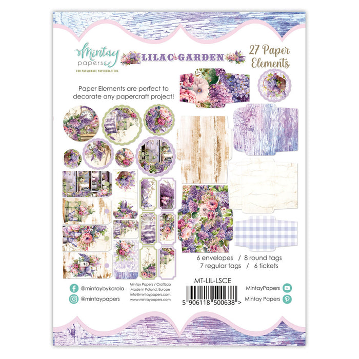 Mintay Lilac Garden Tags