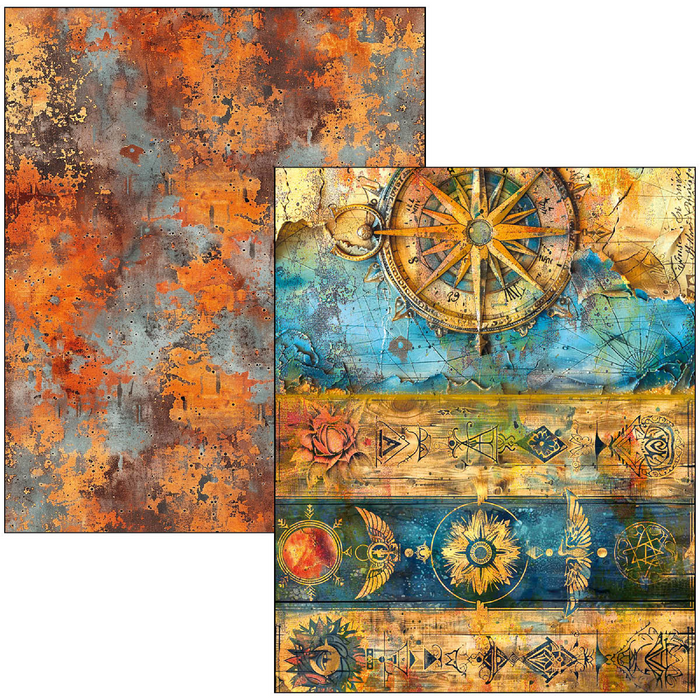 Ciao Bella Past Time A4 Maxi Mixed Media Book