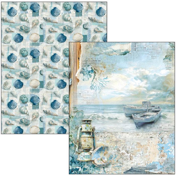 Ciao Bella Paper Edge of the Ocean A4 Maxi Mixed Media Book