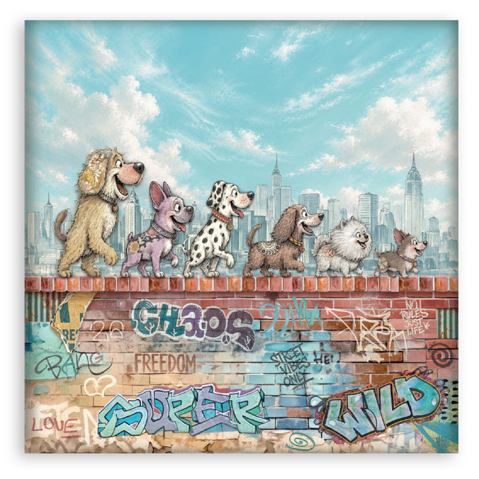 Stamperia Furry Friends 2 12" x 12" Single Faced Maxi Paper Pad
