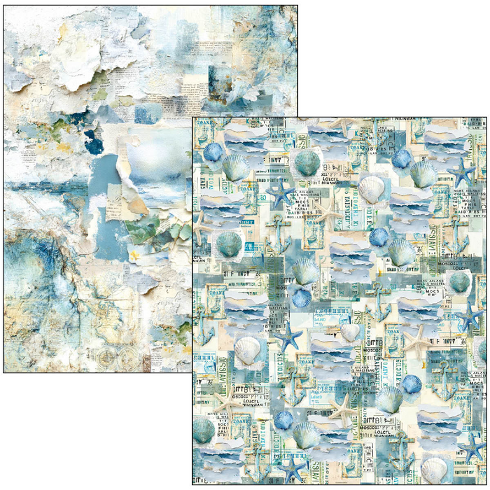 Ciao Bella Paper Edge of the Ocean A4 Maxi Mixed Media Book
