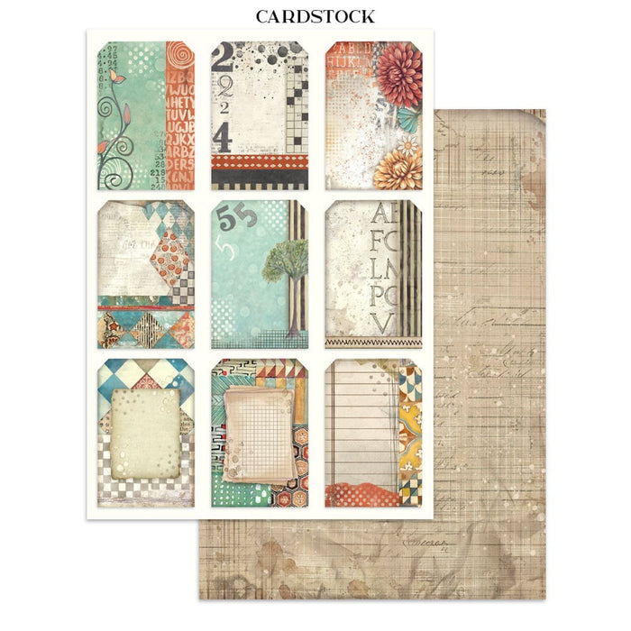 Stamperia Paper Furry Friends Junk Journal Stickers Cut-outs Backgrounds