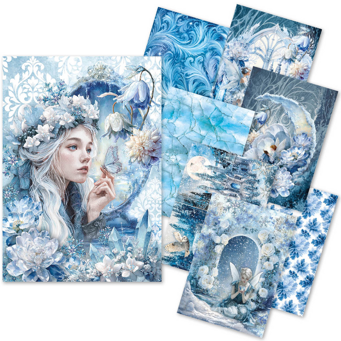 Ciao Bella Frozen Land A5 Mixed Rice Paper 8pc