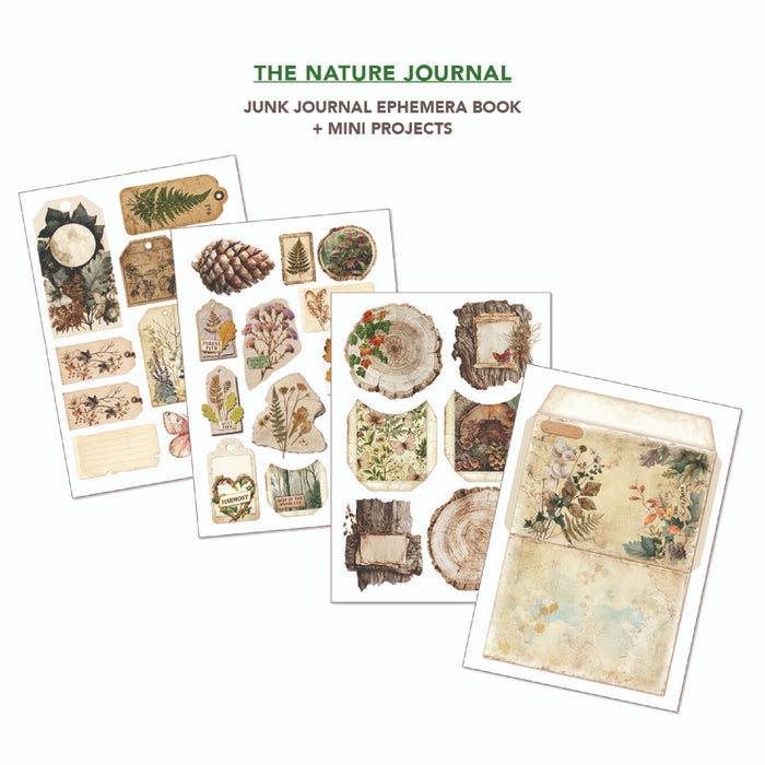 Ciao Bella Paper The Nature A4 Junk Journal & Ephemera Book